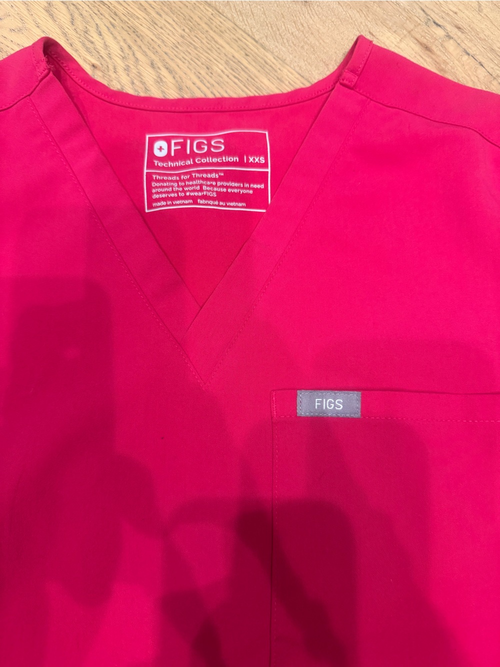 Figs set of 2 Short Sleeve Scrub Tops XXS - Picture 4 of 10